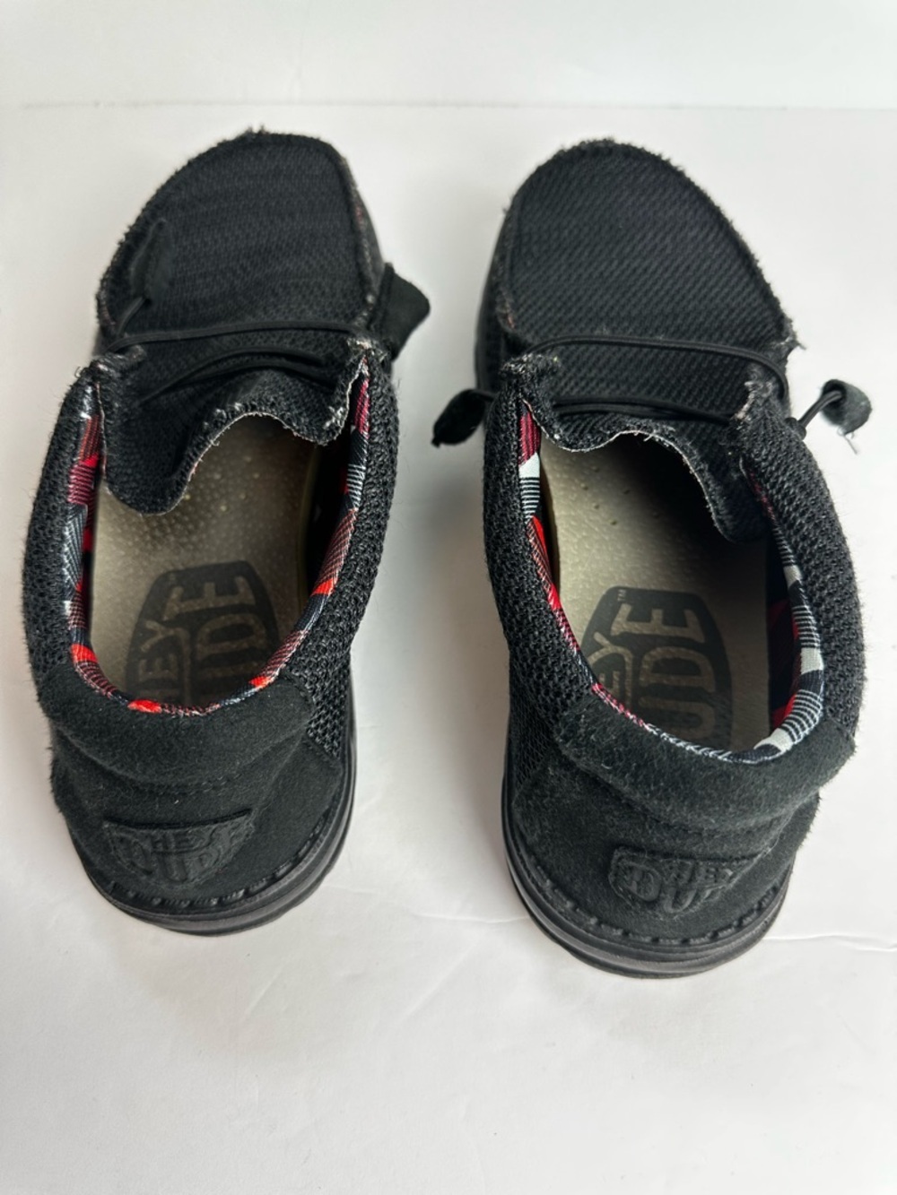 Hey Dude Wally Sox Loafer Unisex Women's 9 or Men's 7 EU 40 Shoes Jet Black - Picture 4 of 9